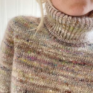 Opskrift billeder fra Petiteknit Terrazzo Sweater
