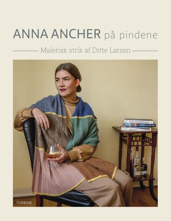 Forside fra bogen Anna Ancher på Pindene af Ditte Larsen