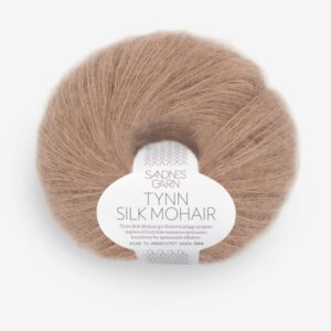 Tynn Silk Mohair Lys Eikenøtt 3041 fra Sandnes