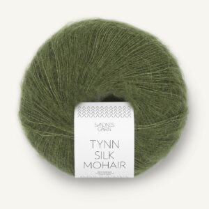 Tynn Silk Mohair Olivengrønn 9062