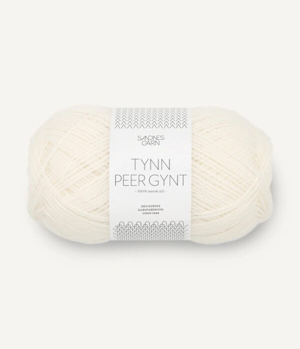 Tynn Peer Gynt Hvit 1002