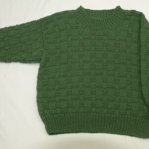 Flettet sweater til børn