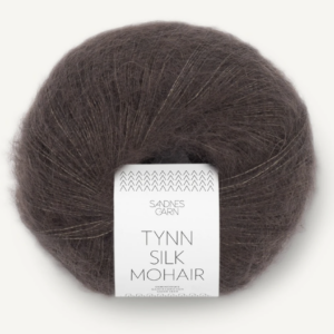 Tynn Silk Mohair Mørk Sjokolade 3880