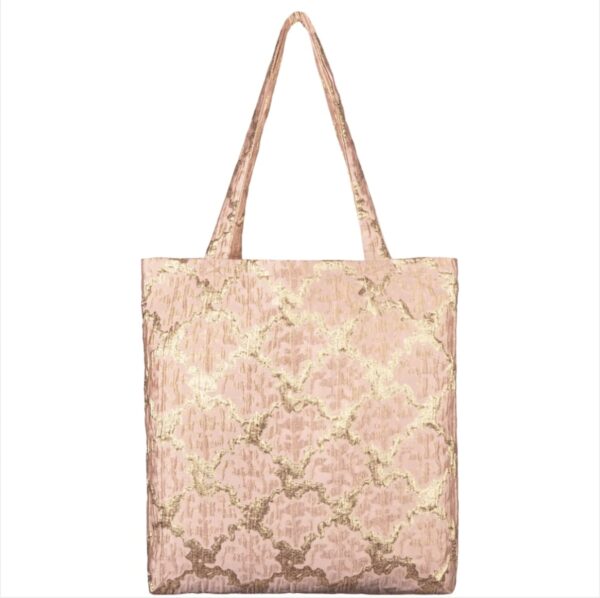 Dagny Rose w/Gold Lurex strikketaske