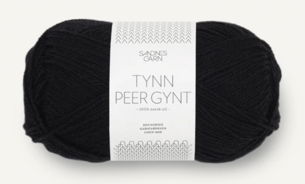 Tynn Peer Gynt Svart 1099