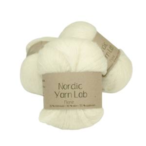 Nordic Yarn Lab Florø i 50 % merino, 30 % silke, 20 % Cashmere