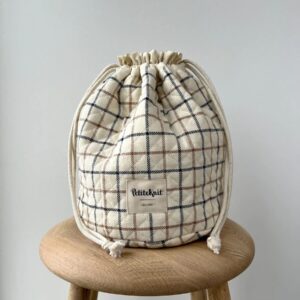 Get Your Knit Together Bag - Checked