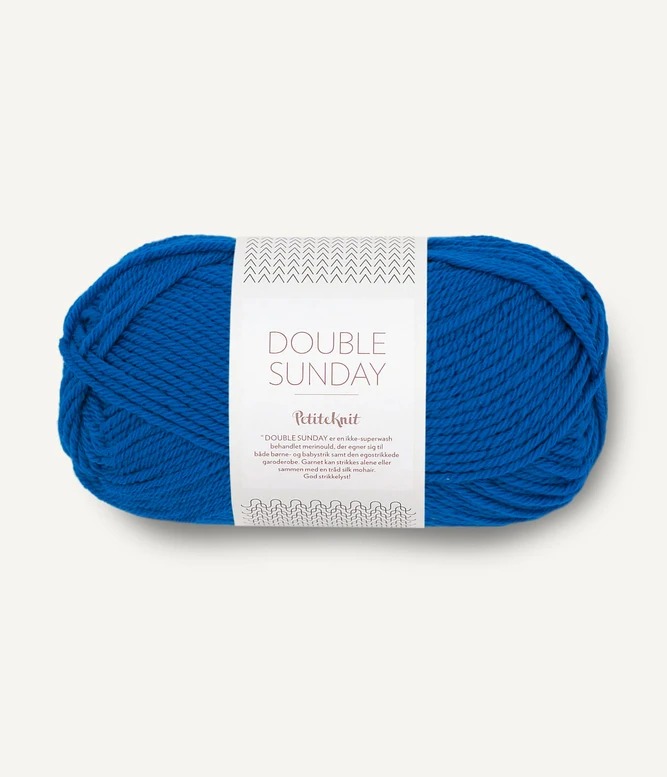 Billede af Petiteknit Double Sunday Electric Blue 6046