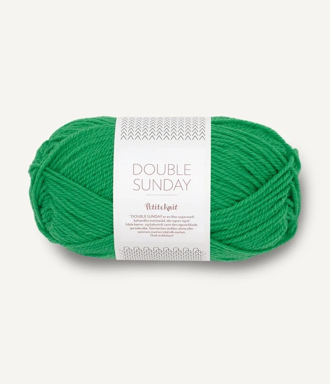 Petiteknit Double Sunday Statement Green 8236