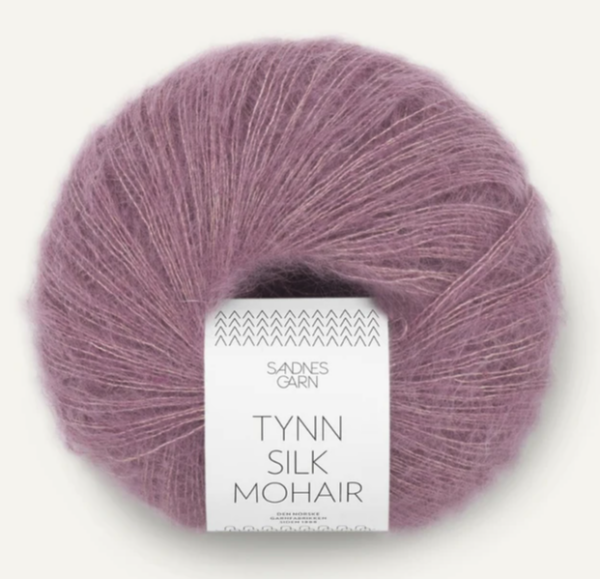 Tynn Silk Mohair Rosa Lavendel 4632