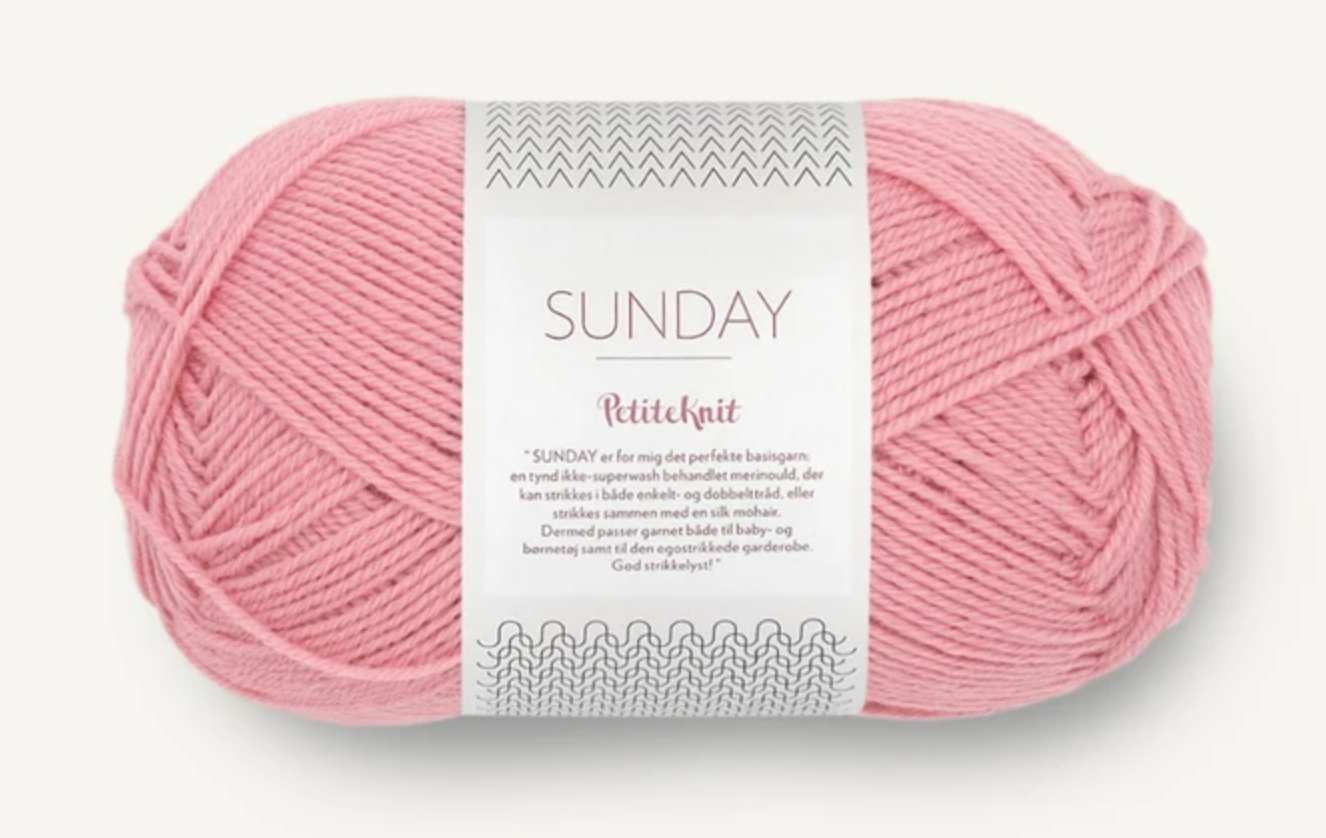 PETITEKNIT SUNDAY PLASTIC PINK 4304