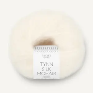 Sandnes Garn Tynn Silk Mohair i 57% mohair, 28% silke og 15% uld