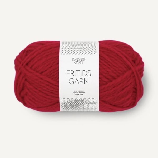 Fritidsgarn Mørk Rød 4219