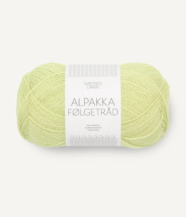 Alpakka Følgetråd Lime Punch 9523