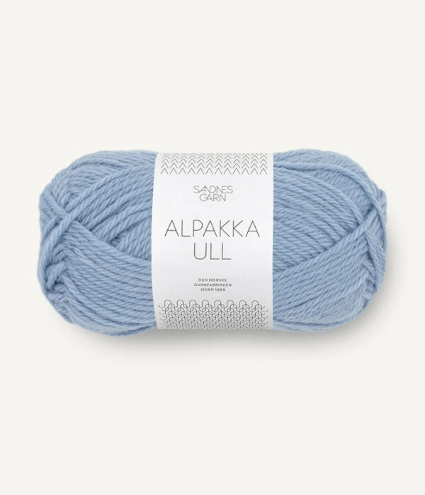 Alpakka Ull Blå Hortensia 6032