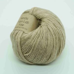 Nordic Yarn Lab Kalø 89 % økologisk uld og 11 % yak
