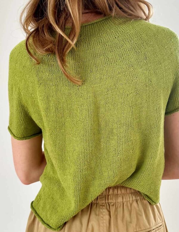 Plain Yoke Tee 28 - Image 2