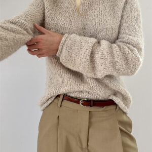 Plain Yoke Sweater