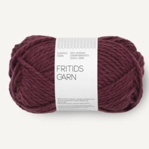 Fritidsgarn Dyp Burgunder 4372