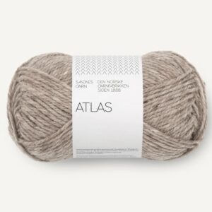 Atlas Gråbeige melert 2650