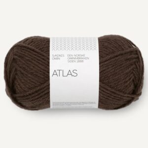 Atlas Mørk brun melert 3591