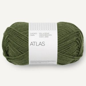 Atlas Mørk grønn melert 9072