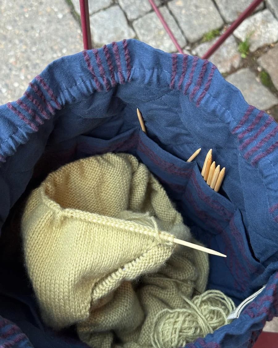 Knitter's Project Bag - Night Shadow - Billede 2