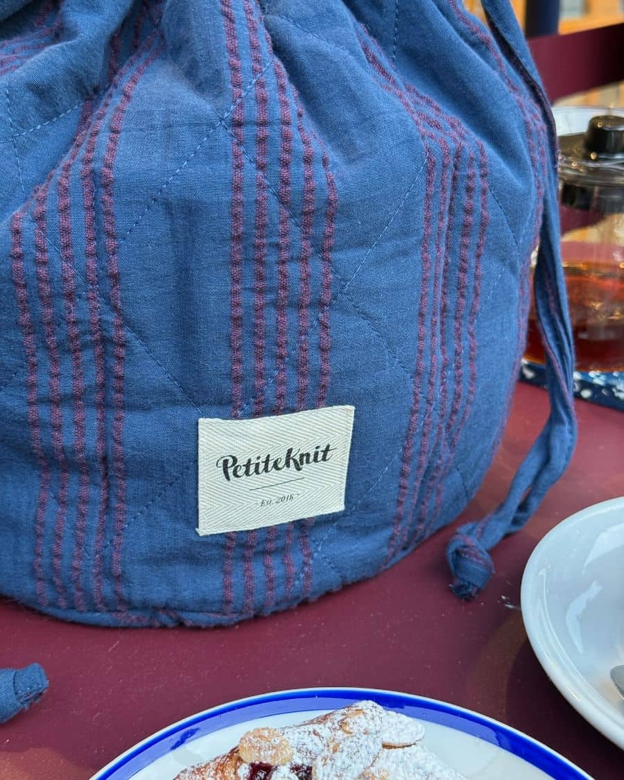 Knitter's Project Bag - Night Shadow - Billede 3