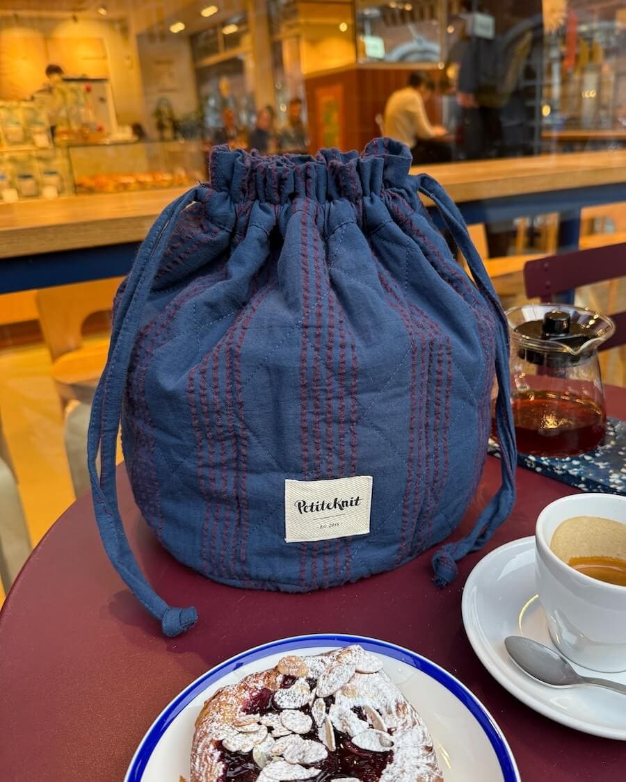 Knitter's Project Bag - Night Shadow - Billede 4