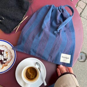 Knitter's String Bag - Night Shadow