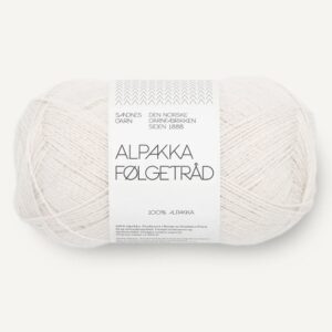 Alpakka Følgetråd Morning Mist 1015