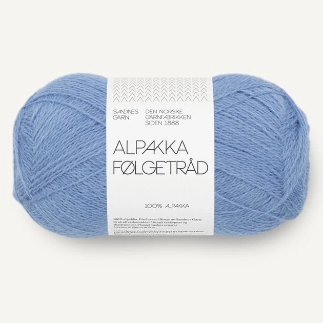 Alpakka Følgetråd Provence Blue 5824