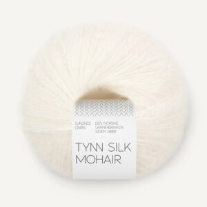 Tynn Silk Mohair True White 1001