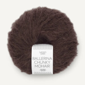Ballerina 3591 Chunky Mohair Chocolate Plum