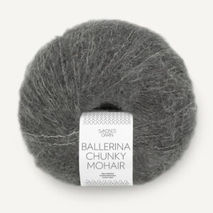 Ballerina 1053 Chunky Mohair Dark Grey Melange