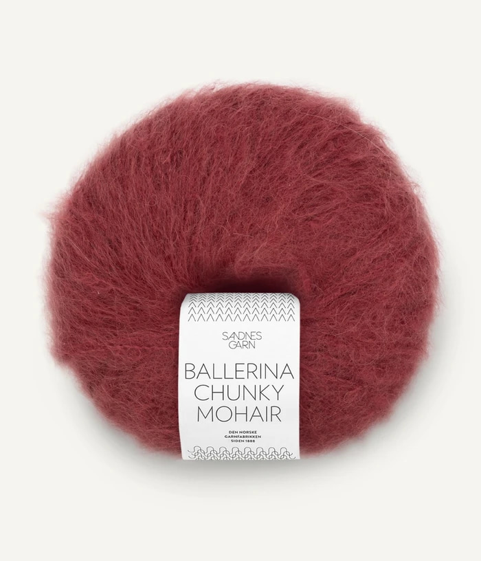 Ballerina Chunky Mohair Rustic Rose 4353