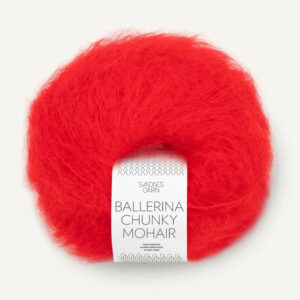 Ballerina 4018 Chunky Mohair Scarlet Red