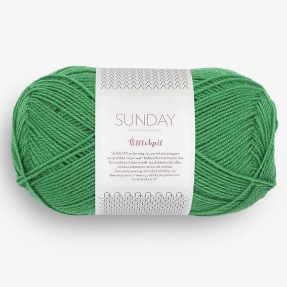 Sunday PetiteKnit Statement Green 8236