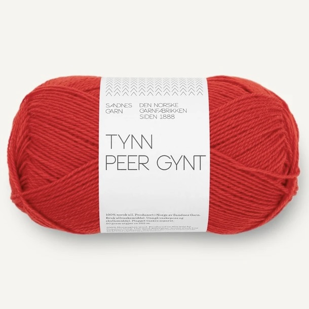Tynn Peer Gynt Scarlet Red 4018