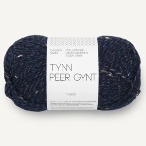 Tynn Peer Gynt Navy / Brown Tweed 5585