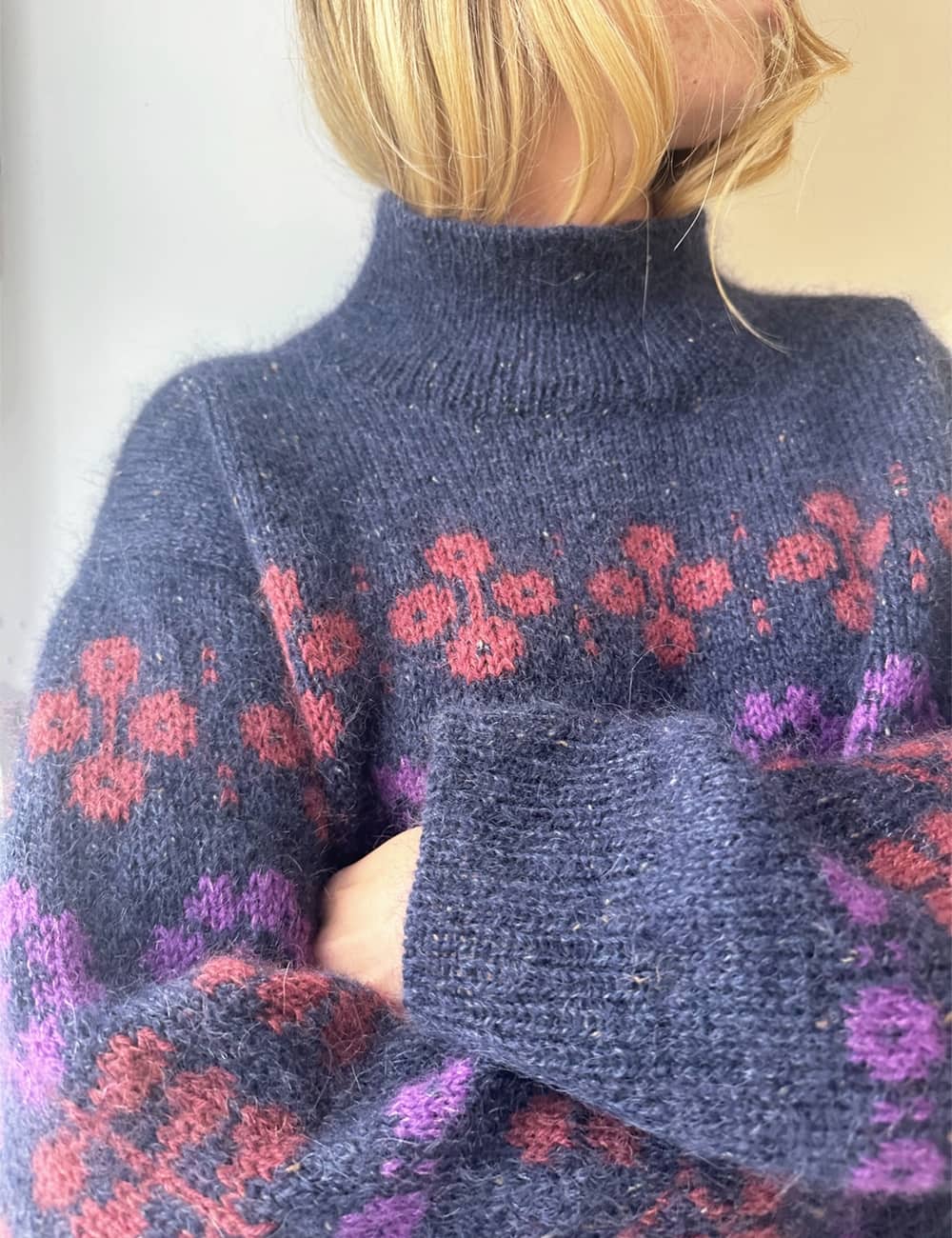 Mona Sweater - Navy - Billede 3