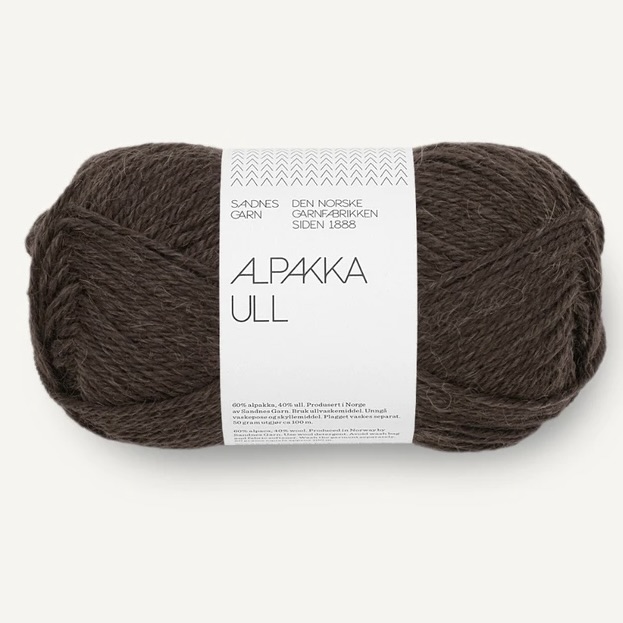 Alpakka Ull 2382 Espresso