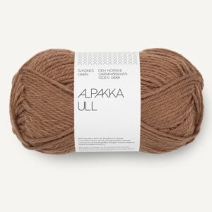 Alpakka Ull 3052 Pecan Brown
