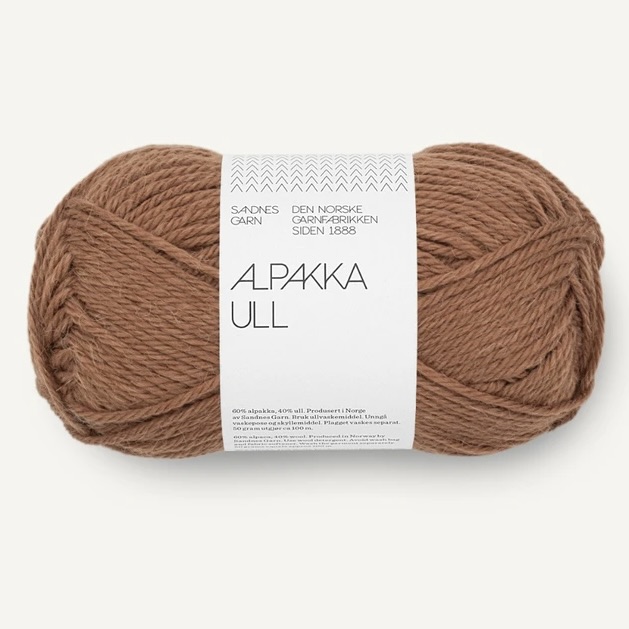 Alpakka Ull 3052 Pecan Brown